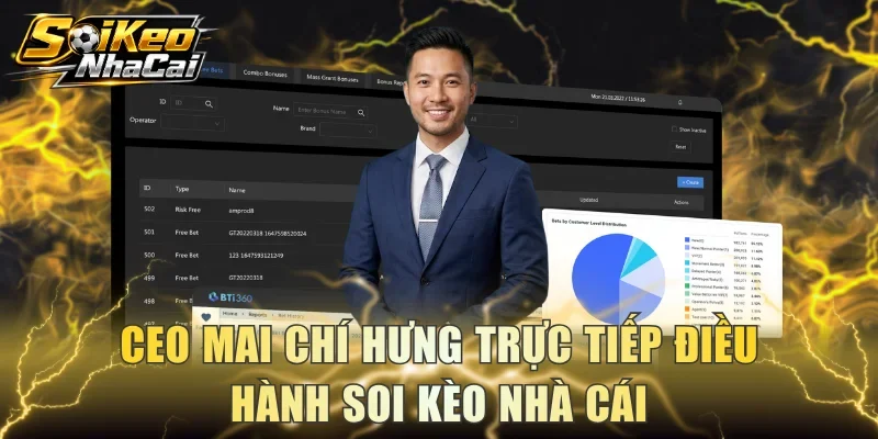 CEO Mai Chí Hưng trực tiếp điều hành Soi Kèo Nhà Cái